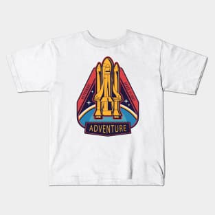 Astronaut Space Flight Adventure Kids T-Shirt